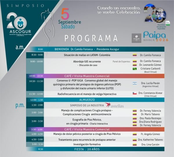 6.º Congreso Nacional de ASCOGUR 2026